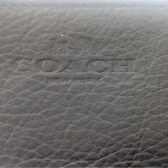 Coach Black Leather Card Holder - Picture 2 of 6